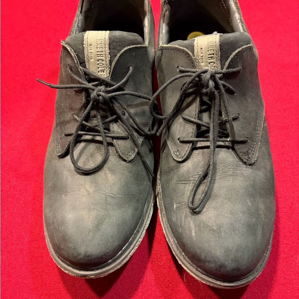Kenneth Cole Black Oxford Shoes